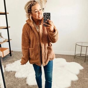 Ecowish Sherpa Jacket Size XL